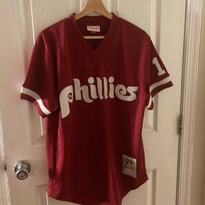 PHILLIES Jersey MITCHELL NESS nostalgia line AUTHENTIC Darren Daulton Men’s M
